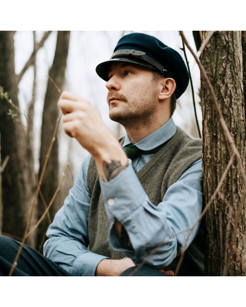 Maciejowka Model 1 warm and vintage duty cap with short